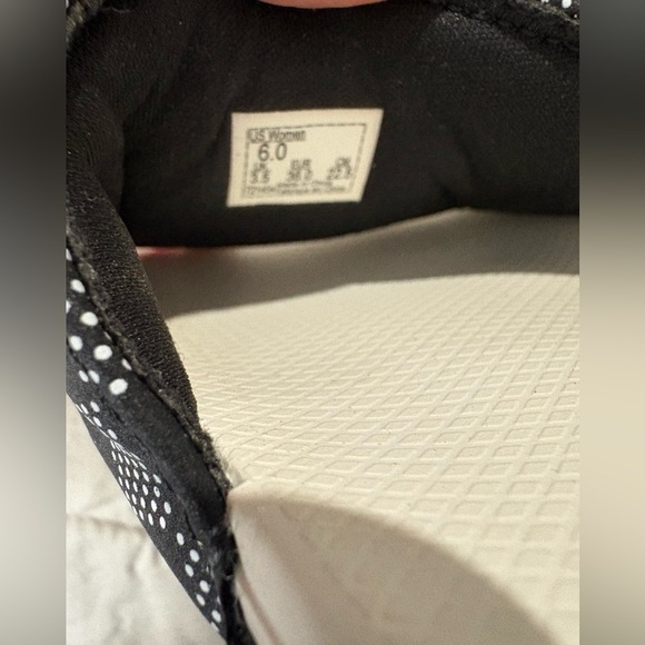 Vans women’s range checkered slides size 6 black white sandals - Picture 3 of 6